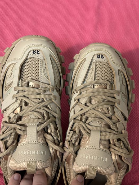 adidasi Balenciaga Track crem bej marime 38