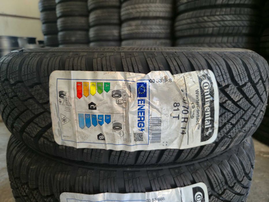 4 Anvelope M+S IARNA - 165/70/14 81T - Continental Winter TS860 - NOU - DOT 2022 !