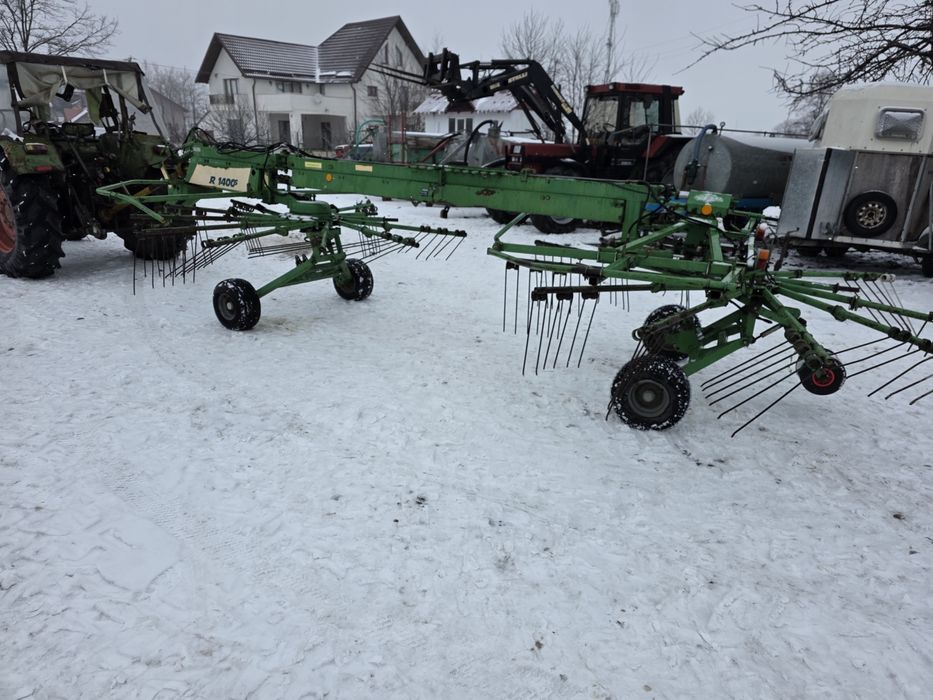 Grebla Greblatoare dubla doua rotoare 6.5 7 metri Stoll R 1400