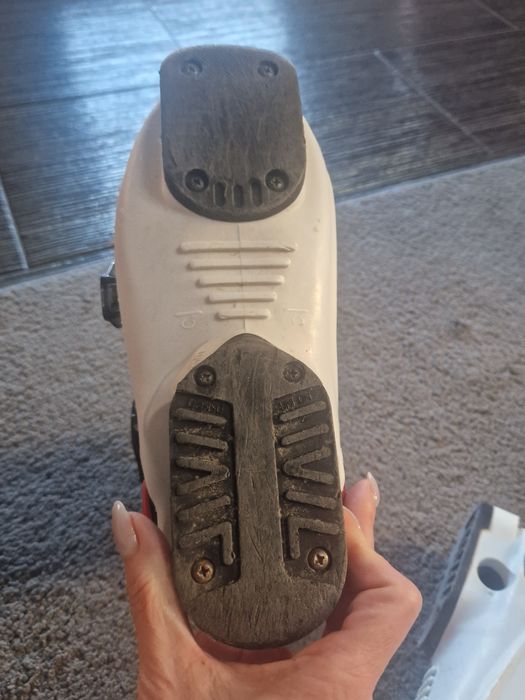 Clăpari copii Roces reglabili 30-35 și bețe Leki 90 cm