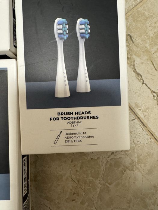 Periuță de dinți electrică AENO - DB2S, 2rezerve, neagră+CUTII CU RE