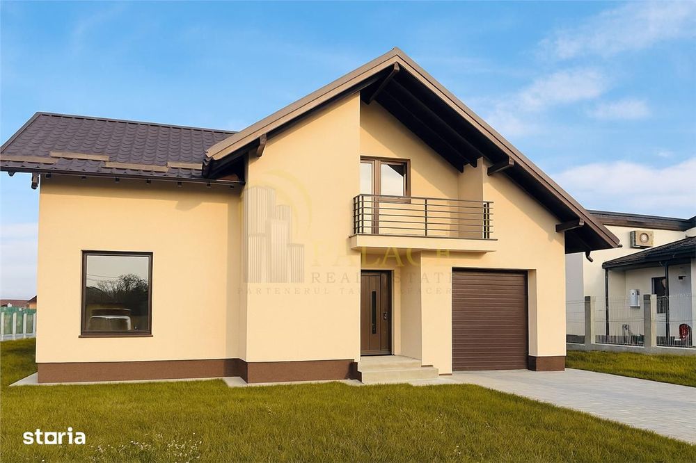 Casa individuala cu garaj si subsol 5 camere Vorovesti