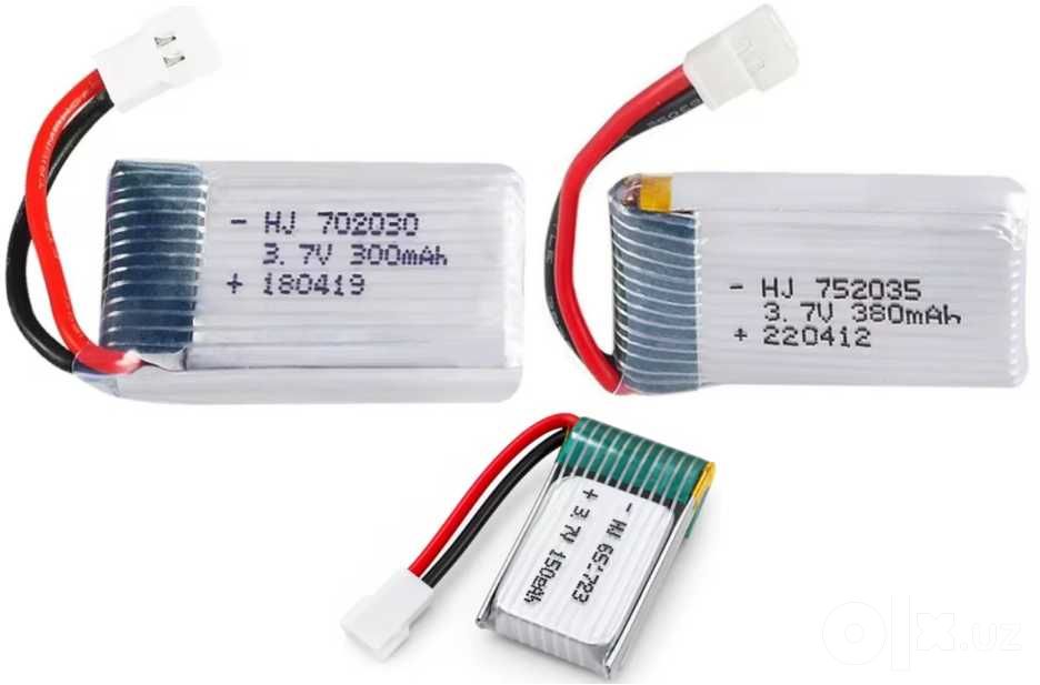 Новые аккумуляторы дронов 150/300/400/600/800/1000/1500/1800mAh 3.7V