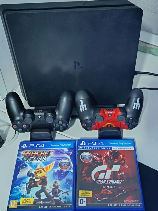 Продам пс 4 слим  1тб памяти