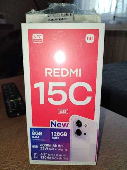 Смартфон XIAOMI Redmi 15c 128GB, 8GB + доп. батерия 6000амч.