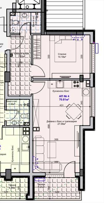 Продава се Двустаен апартамент в Стара Загора, Три чучура - север - 89 кв.м за 781 €/кв.м - Снимка #2