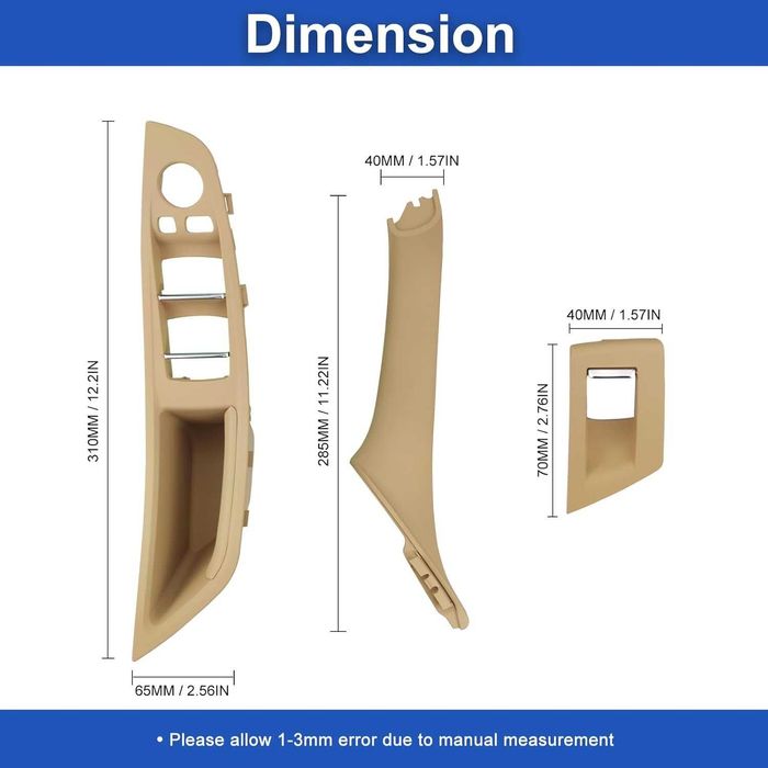 UCkasayfy комплект дръжки за врата BMW 5 F10/F11/F18