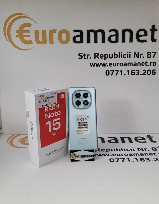 Telefon Mobil Xiaomi REDMI Note 15 Pro, 8GB RAM, 256GB, VERDE -G-