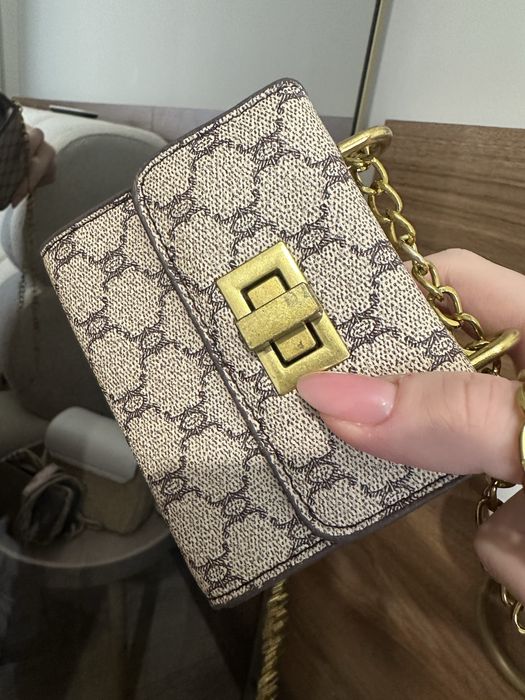 Мини чанти в кафяво и циклама