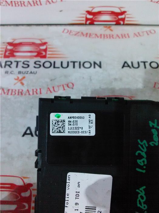 Calculator folie volan seat leon 1.9 tdi an fabr. 2007