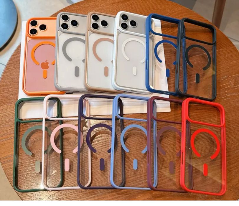 Iphone 17 17 AIR 17 PRO 17 PRO MAX Husa Magnetica Spate Translucent