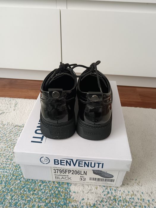 Pantofi fete piele naturala, Nr. 32