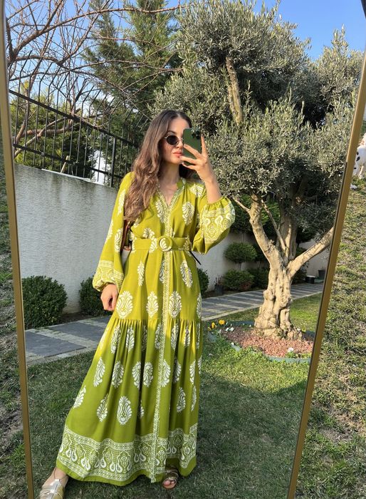 Риза рокля 100% вискоза S 2XL