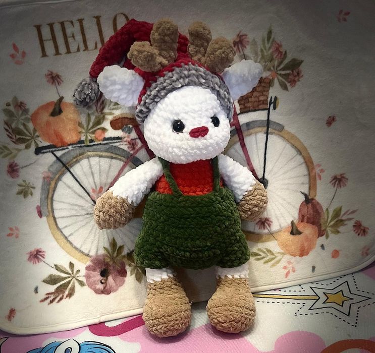 Ren de catifea croșetat