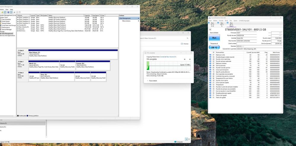 HDD Seagate SkyHawk 8TB 7200 RPM