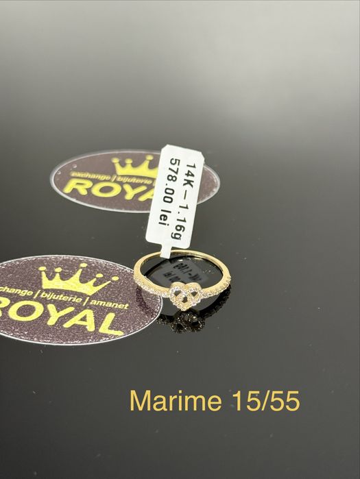 Bijuteria ROYAL : Inel AUR 14K NOU / 1.16 GR