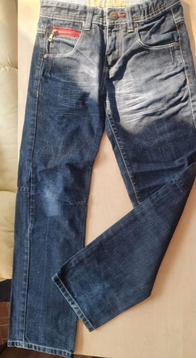 2 perechi jeansi/pantaloni denim/ blug/ sport