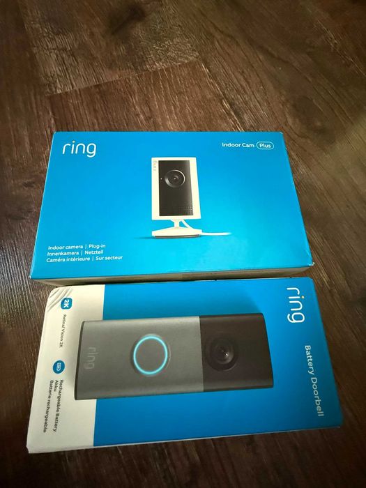 Ring camera plus Ring battery звънец