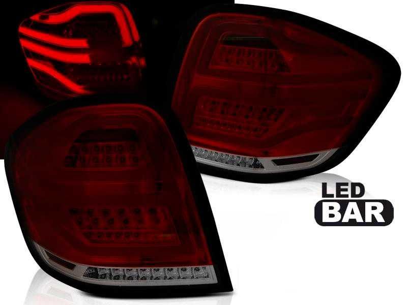 Стопове Мерцедес  МЛ 164 Лед Тъмни Опушени Mercedes W164 ML LED BAR