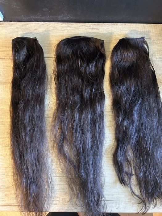 POZE REALE Set extensii din par natural 100% Clips on Premium Deluxe