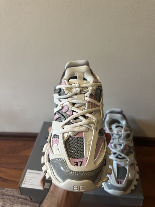 Balenciaga Track White Rose Pink Grey