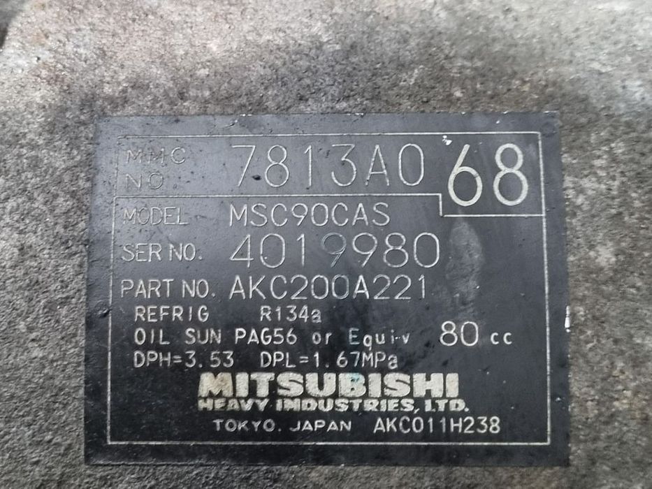 Compresor clima Mitsubishi Outlander 2.0 D 2009 - 2012 BSY (1353) 7813A068