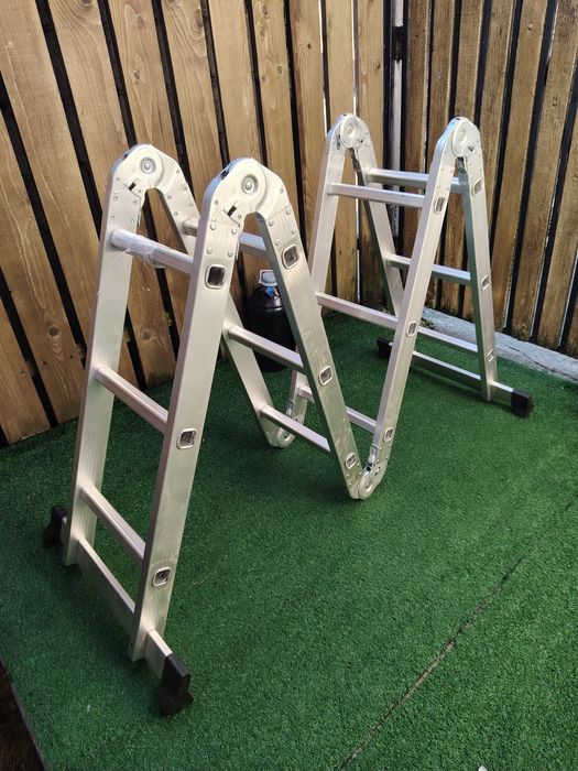 Scara Multifuncțională din Aluminiu 12÷2 trepte