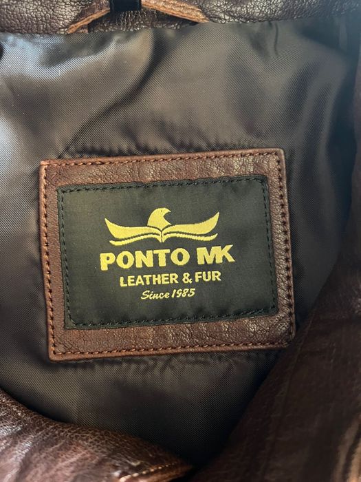 Кожаная  куртка PONTO MK