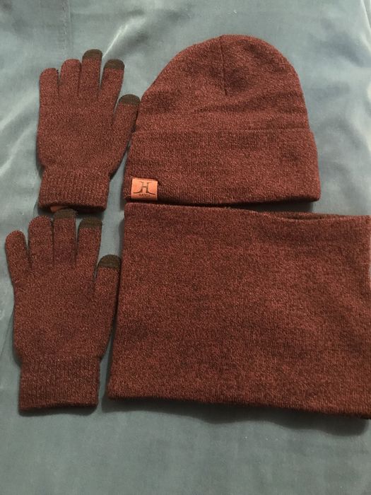 Шапка шарф перчатки