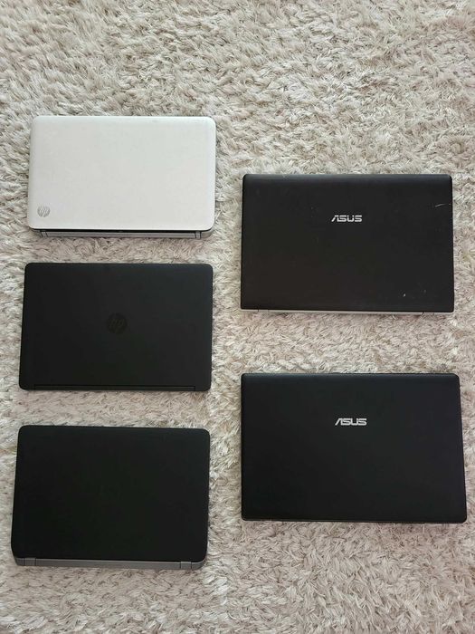 Laptop Asus PRO si HP ProBook cu diverse configurați ideale pentru acasă, proiecte școală și jocuri