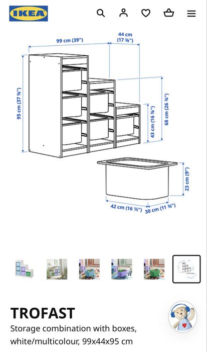 Стеллаж TROFAST от Ikea