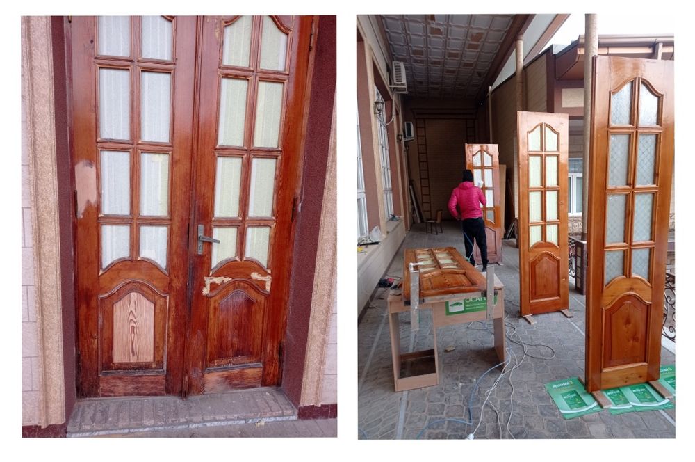 Реставрация дверей и окон. Покраска. Украшения. Изменения. Дополнения