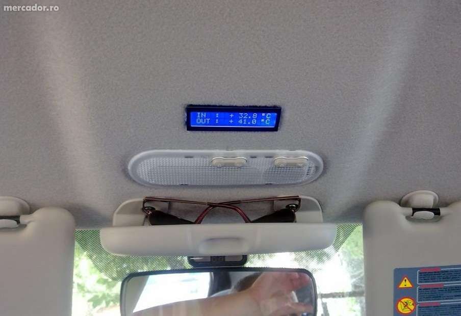 Termometru Auto + Voltmetru Profesional