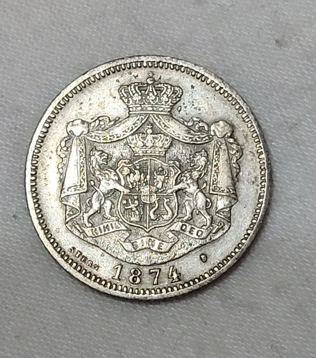 Moneda 1 leu 1873/1874/1900/1906 argint Carol l bani vechi