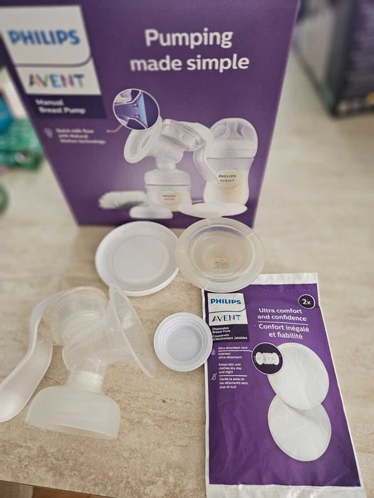 Продавам помпа за кърма за естествено хранене Philips Avent, Ръчна