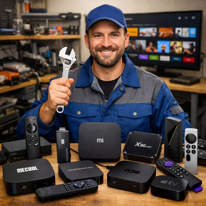 Ремонт тв приставки, smart tv