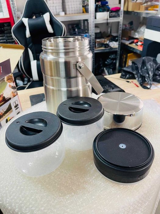 Termos pentru alimente Thermos Stainless King, 1.2L,argintiu