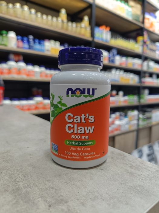 Now cat's claw 500 mg 100 veg capsules