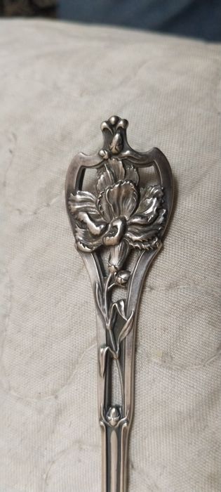 Чайная ложка серебряная