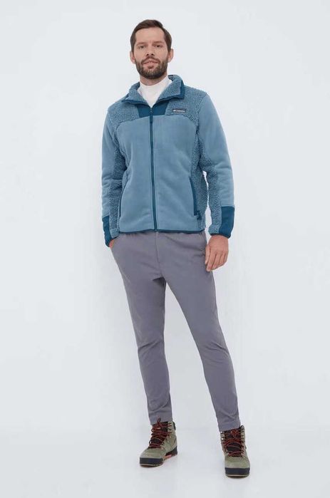 Columbia, Hanorac din fleece Winter Pass Tech, Albastru, M