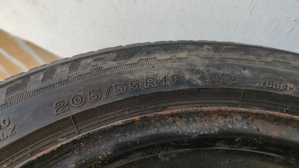 ОРИГИНАЛНА резервна джанта мерцедес с гума