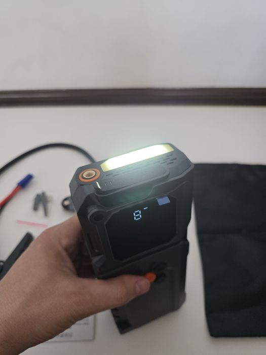 компрессор, jump-starter, powerbank