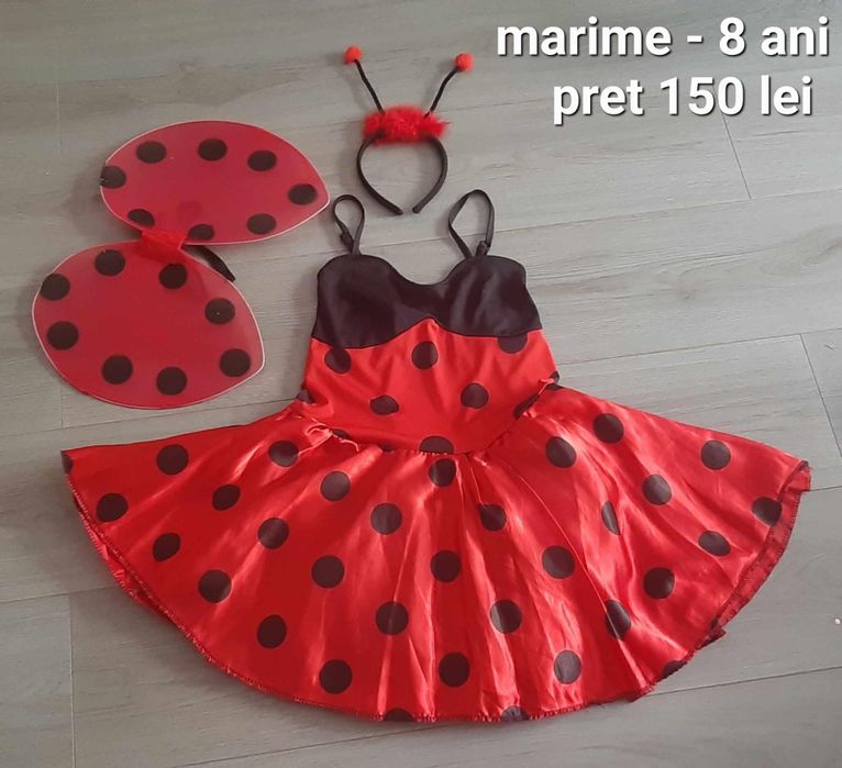 Costume de : albinuțe,  buburuze și fluturași