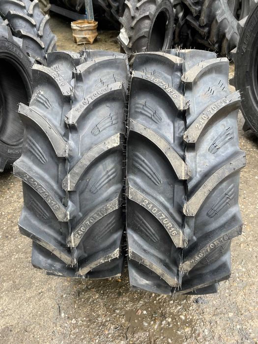 Anvelope noi radiale 240/70R16 pentru tractor fata marca OZKA