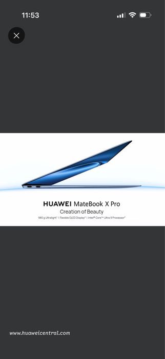 Huawei MetBook X Pro