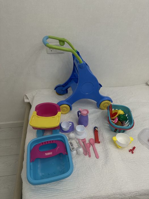 Корзина-коляска для девочек