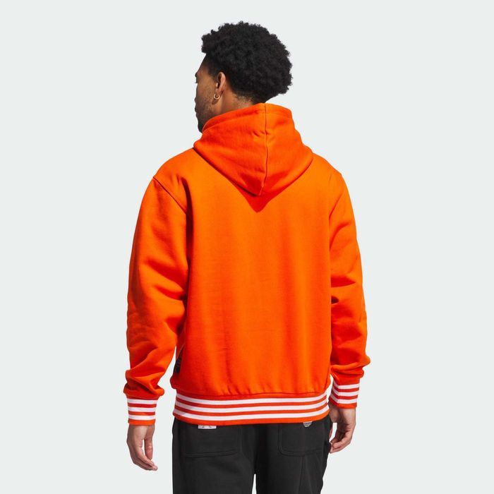 adidas Heavyweight Shmoofoil Pullover Hoodie Collegiate Orange