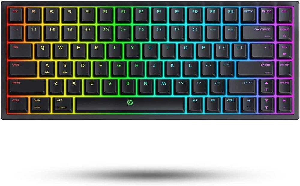 Tastatura mecanica DREVO Gramr 75%, Blue Switch, US QWERTY