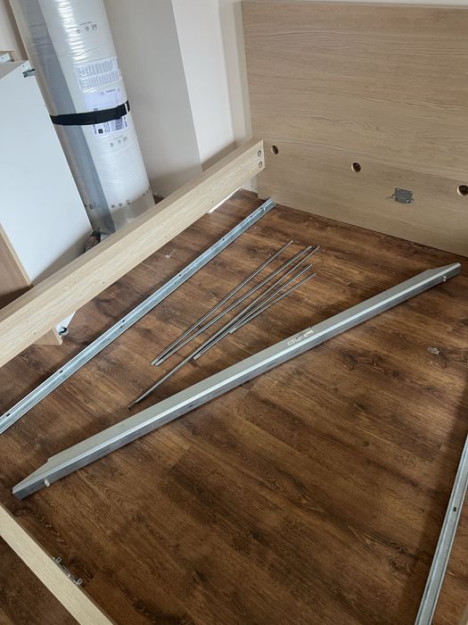 Високо легло MALM Ikea 160x200 с 4 чекмеджета