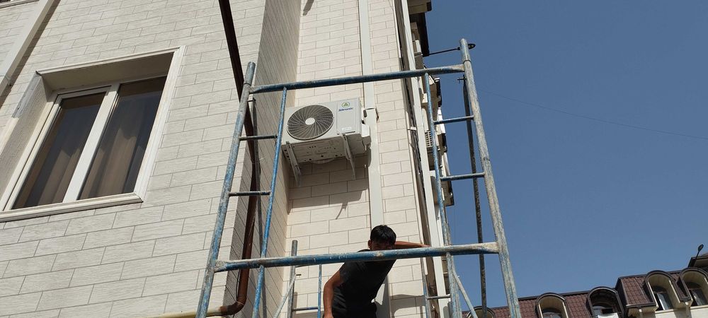 Установка кондиционера. очистка и ремонт  10% скитка Сервис техномат